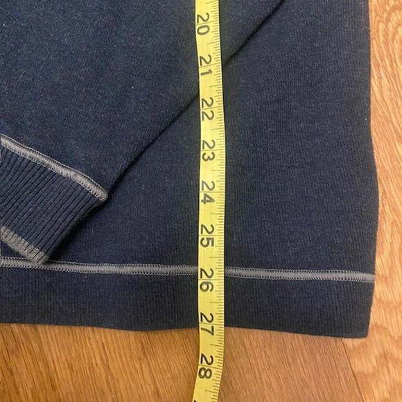 Cutter & Buck Mens XXL All Cotton Navy 1/4 Zip Sweater Seattle Seahawks Football - Picture 6 of 10